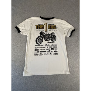 The One Motorcycle Show 2022 T Shirt Progressive Indian Motorcycle Ringer S
